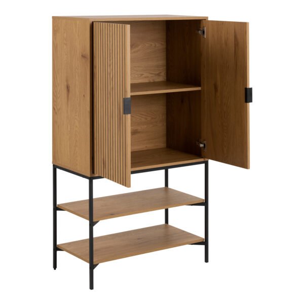 Jaipur Cabinet with 2 Doors in Black - Image 5