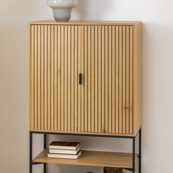 Jaipur Cabinet with 2 Doors in Black - Image 7