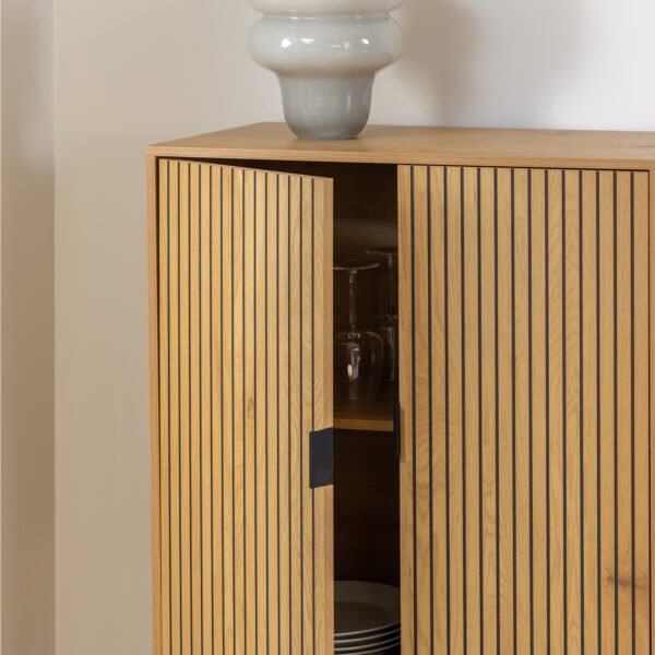 Jaipur Cabinet with 2 Doors in Black - Image 8