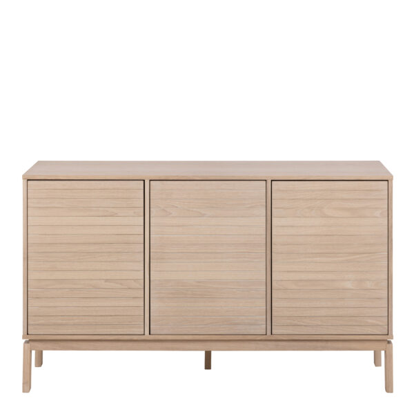 Linley 3 Door Sideboard in White Oak - Image 2