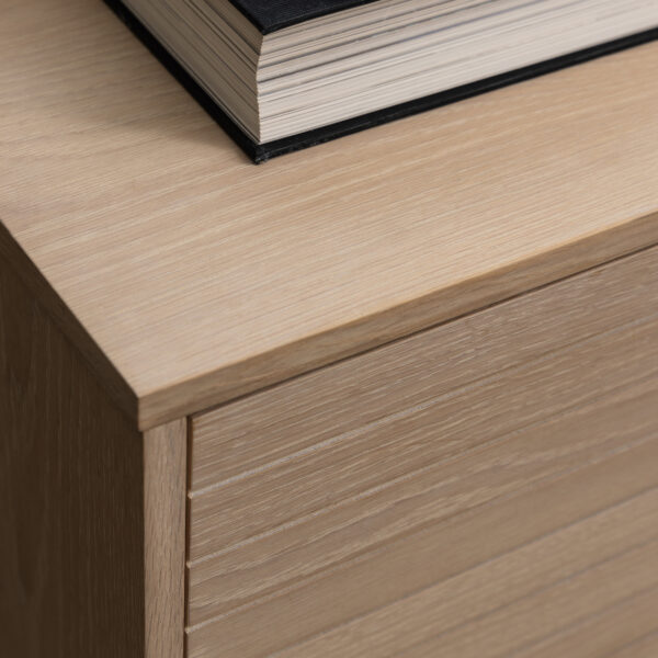 Linley 3 Door Sideboard in White Oak - Image 7
