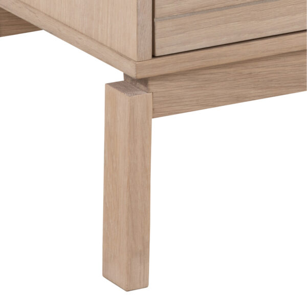 Linley 3 Door Sideboard in White Oak - Image 9