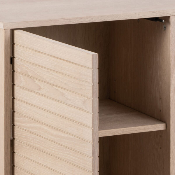 Linley 4 Door Sideboard in White Oak - Image 9