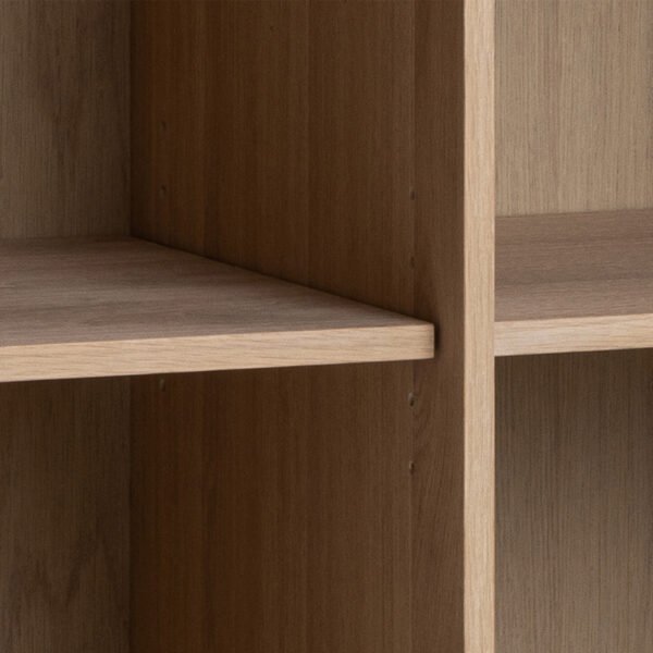 Linley Cabinet with 2 Doors and 4 Shelves in White Oak - Image 10