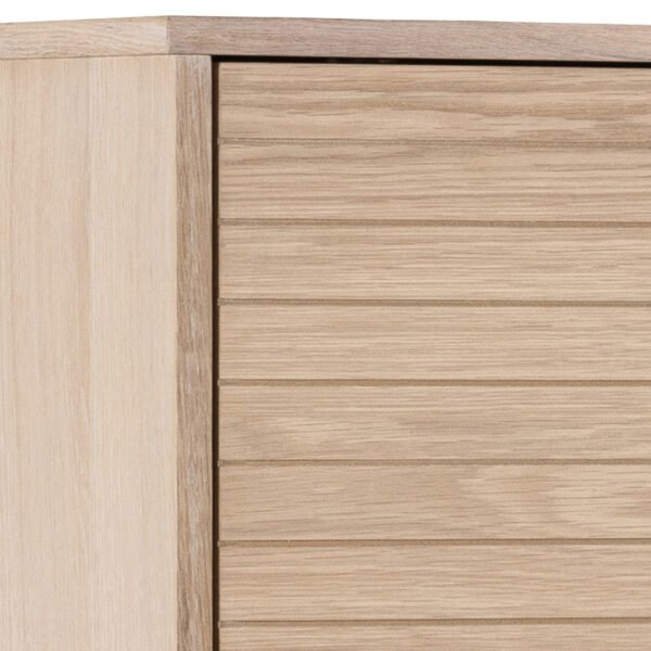 Linley Cabinet with 2 Doors and 4 Shelves in White Oak - Image 7