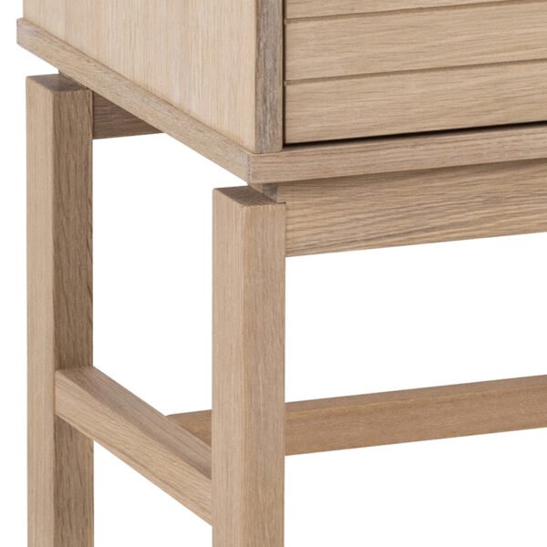 Linley Cabinet with 2 Doors and 4 Shelves in White Oak - Image 8