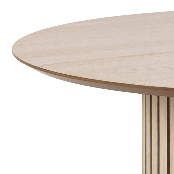 Linley Round Dining Table in White Oak - Image 6