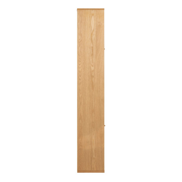 Rangoon 3 Door Large Bookcase in Oak - Image 3
