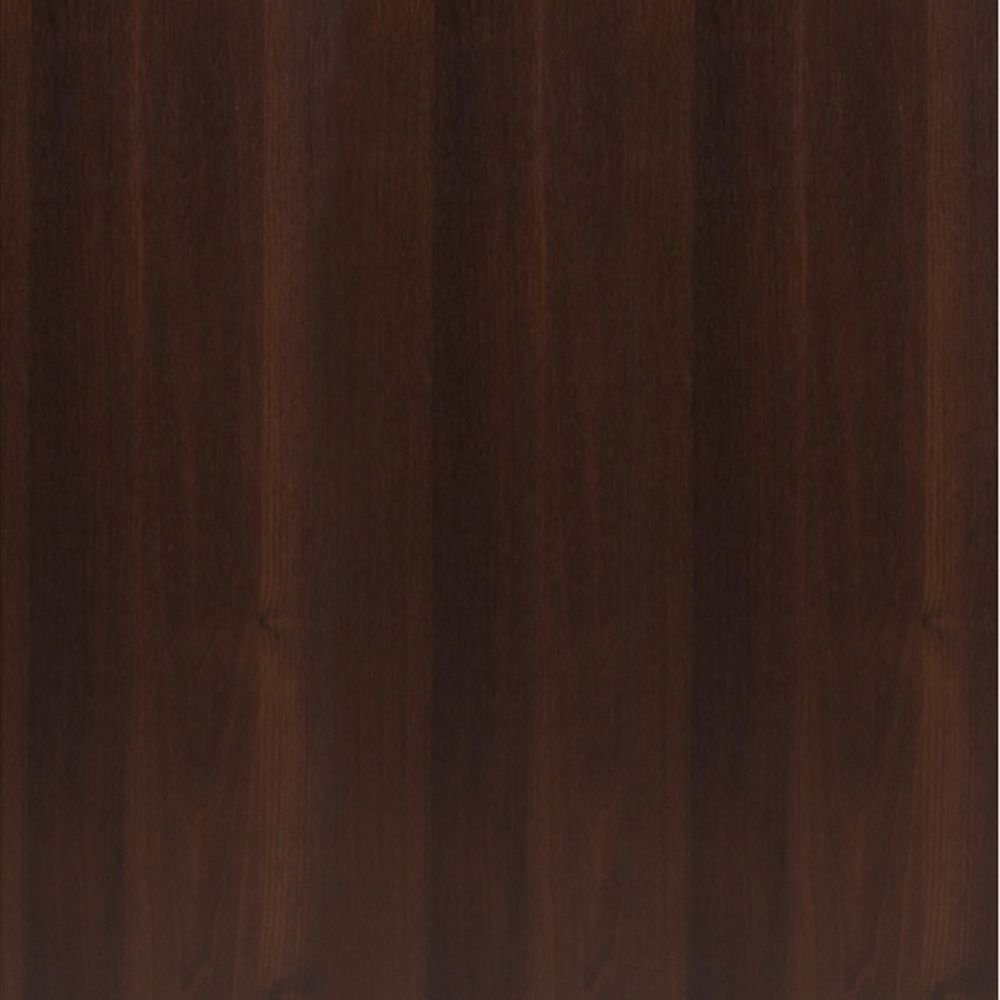 Imperial 3 Door Glazed Sideboard in Dark Mahogany Melamine - Image 4