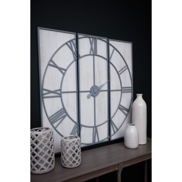 Roza Panelled Wall Clock - Image 5