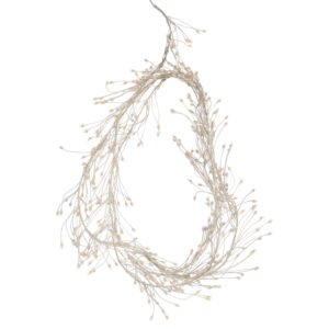 2.75m9ft Plug-In LED 8 Sequence Warm White Cluster String