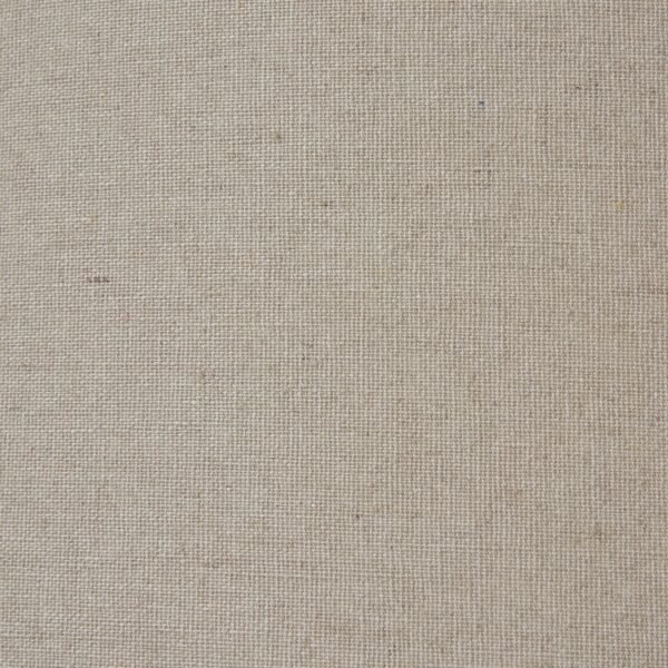White Beaded Ceramic Lamp With Linen Shade - Image 4