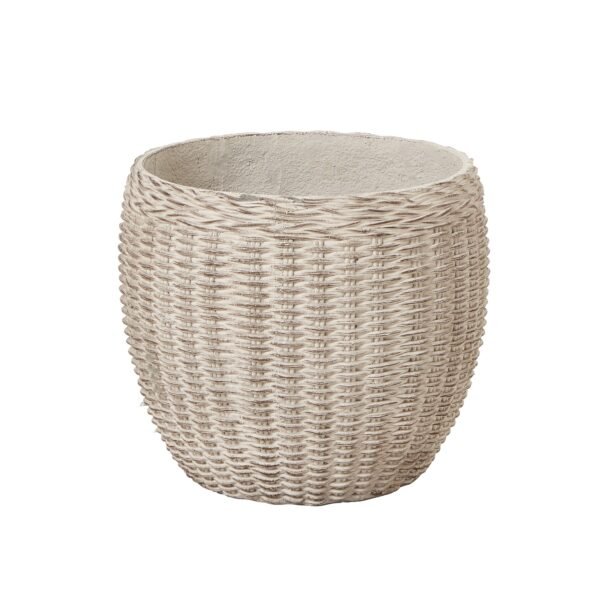 Hellas Natural Clay Wicker Set Of 4 Planters - Image 2