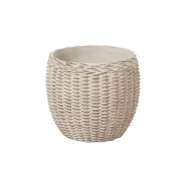 Hellas Natural Clay Wicker Set Of 4 Planters - Image 3