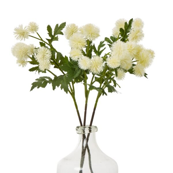 Cream Globe Thistle Spray - Image 3
