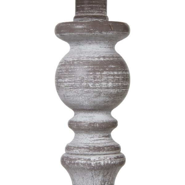 Dunum Column Table Lamp With Linen Shade - Image 2