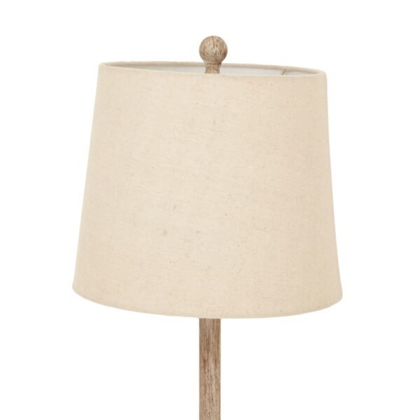 Chiaro Candlestick Table Lamp With Linen Shade - Image 3