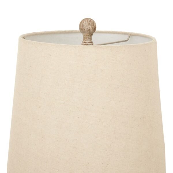 Chiaro Candlestick Table Lamp With Linen Shade - Image 4