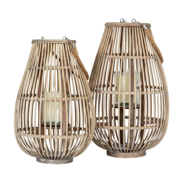 Medium Ellipse Lantern With Glass Holder - Image 5